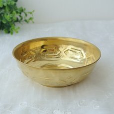画像1: 真鍮製ハマムボウル｜小ぶりなサイズ　フィンガーボウル　椀　小物入れ (1)