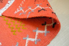画像6: モロッコラグ ｜アフニフ SS（レッド / 約53×51cm）美品　玄関マット　一点もの (6)