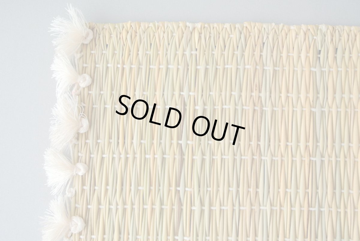 画像3: 水草のランチョンマット（サイドに可愛いポンポン付き） (3)