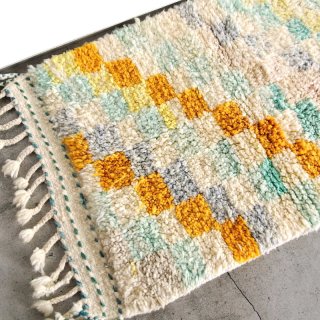 【直接引取or配送】モロッコ　アジラルビンテージラグ 直接引取or配送】モロッコ アジラルビンテージラグ