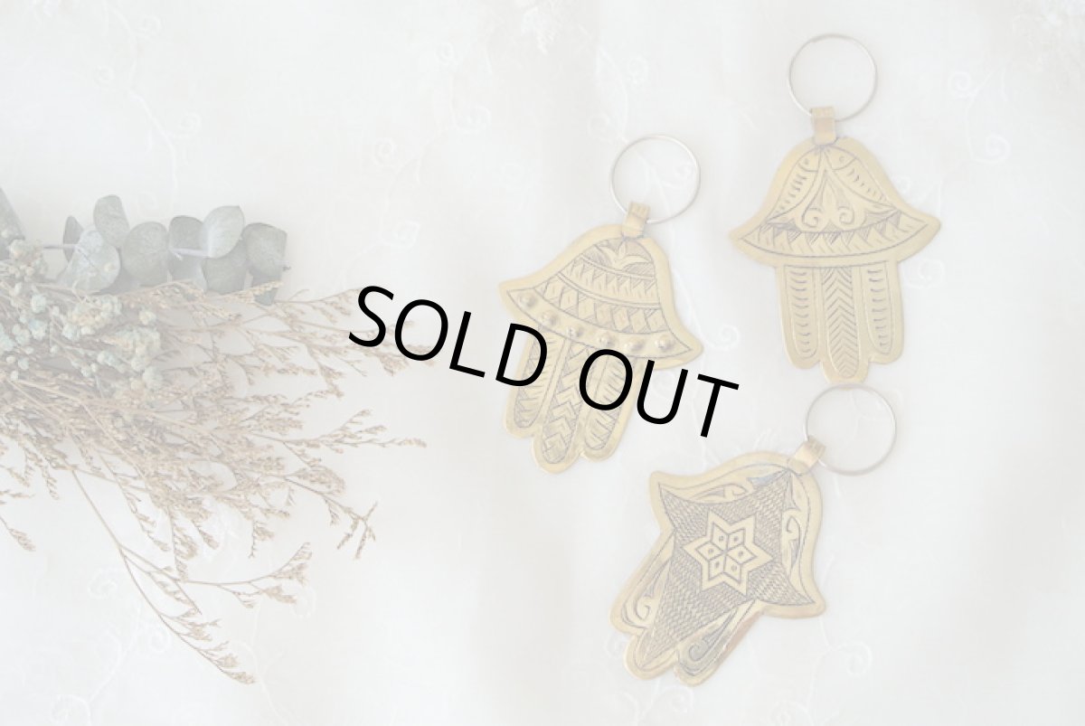 画像2: 真鍮製ファティマの手オーナメント【メール便対応】魔除け　お守り (2)