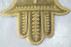 画像3: 真鍮製ファティマの手オーナメント・Mサイズ【メール便対応】魔除け　お守り (3)