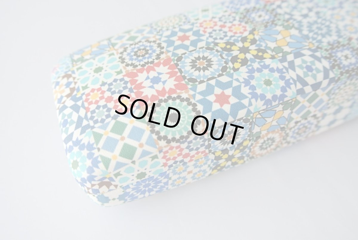 画像2: メガネケース（メガネ拭き付き） | モロッコタイル柄 (2)