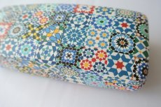 画像3: メガネケース（メガネ拭き付き） | モロッコタイル柄 (3)