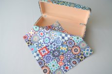 画像4: メガネケース（メガネ拭き付き） | モロッコタイル柄 (4)