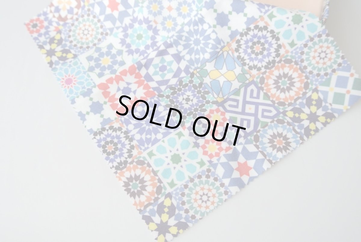 画像5: メガネケース（メガネ拭き付き） | モロッコタイル柄 (5)