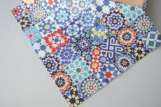 画像5: メガネケース（メガネ拭き付き） | モロッコタイル柄 (5)