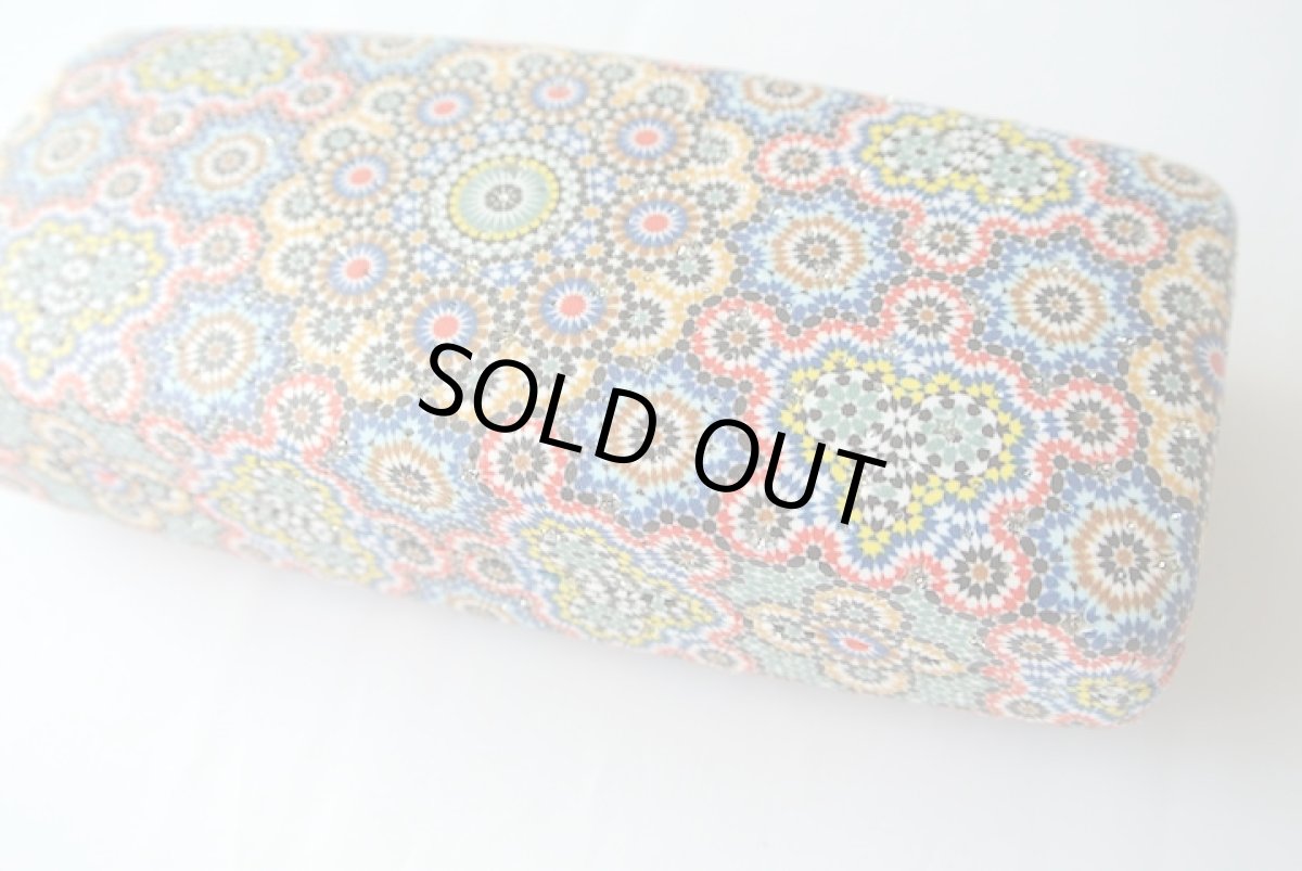 画像7: メガネケース（メガネ拭き付き） | モロッコタイル柄 (7)