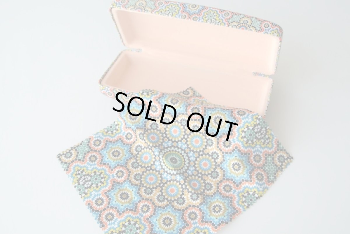 画像8: メガネケース（メガネ拭き付き） | モロッコタイル柄 (8)