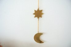 画像3: 太陽、月、鳥のオーナメント｜真鍮製【メール便可】　サンキャッチャー　ウォールデコ (3)