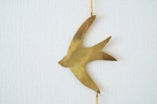 画像4: 太陽、月、鳥のオーナメント｜真鍮製【メール便可】　サンキャッチャー　ウォールデコ (4)