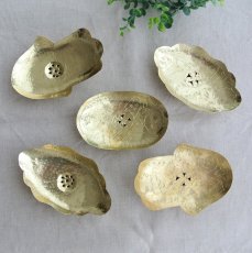 画像1: 真鍮製ソープディッシュ｜お香　アクセサリー置き　カード置き (1)