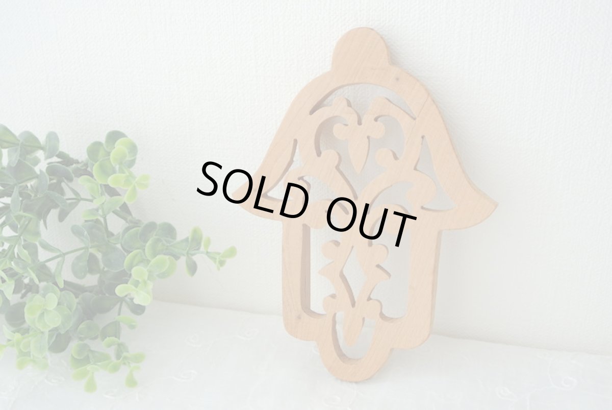 画像3: 木製ファティマの手トレーA　ソープディッシュ　魔除け　お守り (3)