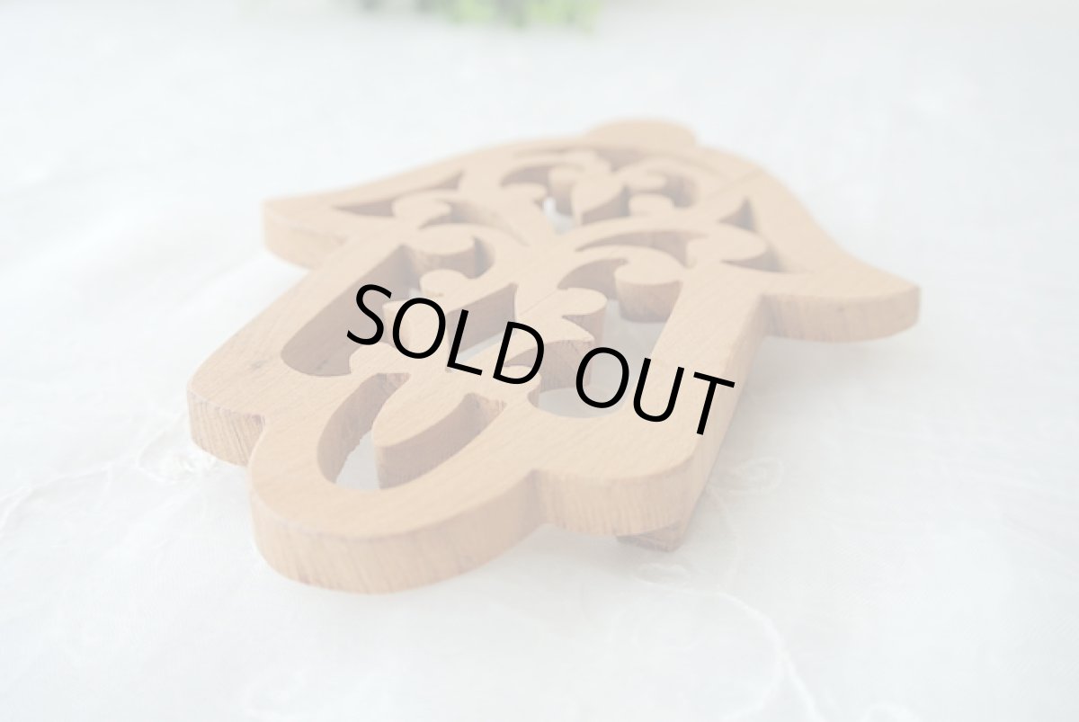 画像5: 木製ファティマの手トレーA　ソープディッシュ　魔除け　お守り (5)