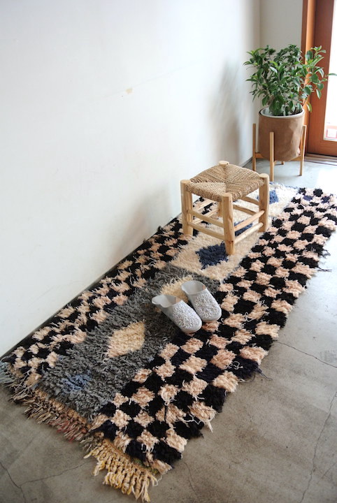 モロッコラグでお部屋が垢抜ける
