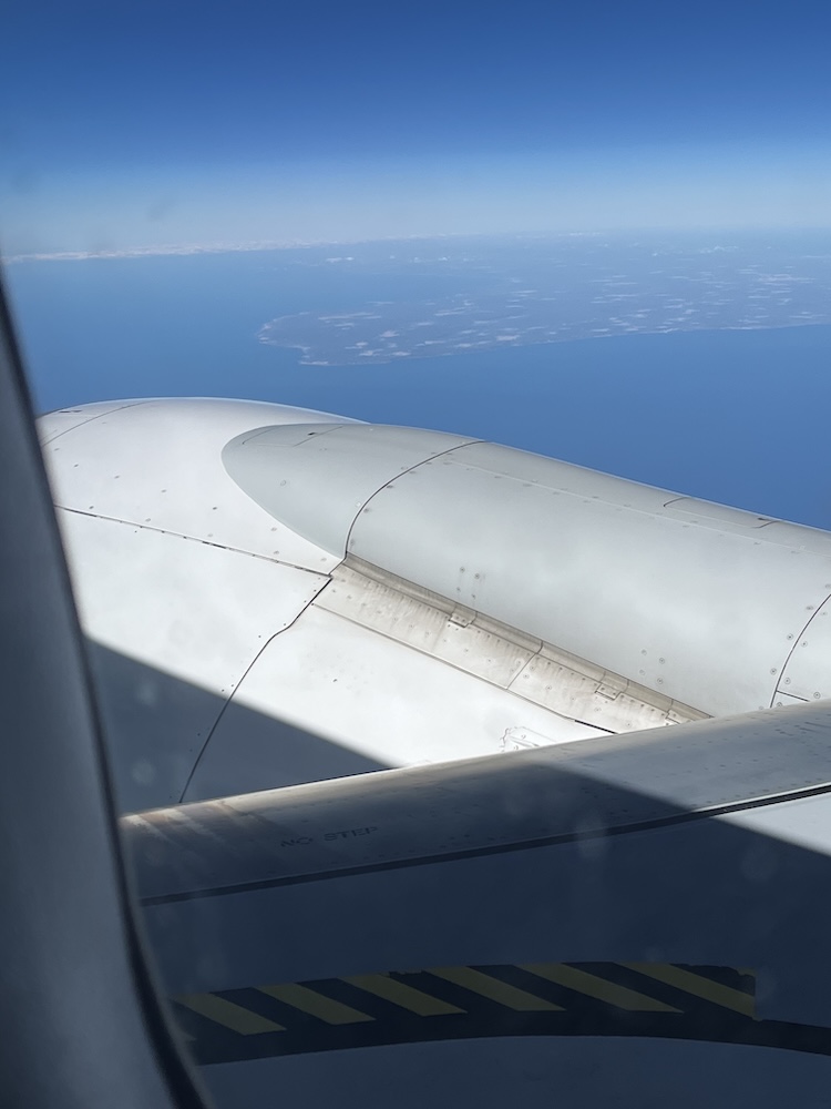 イタリア半島上空