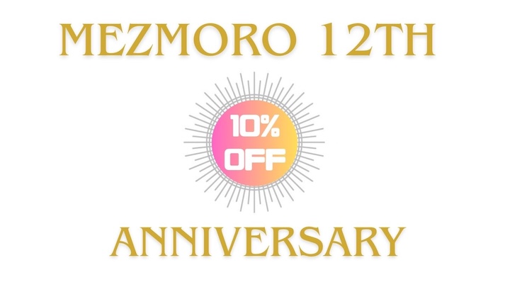 メズモロオンラインショップ12周年！感謝を込めて10%OFFセール！