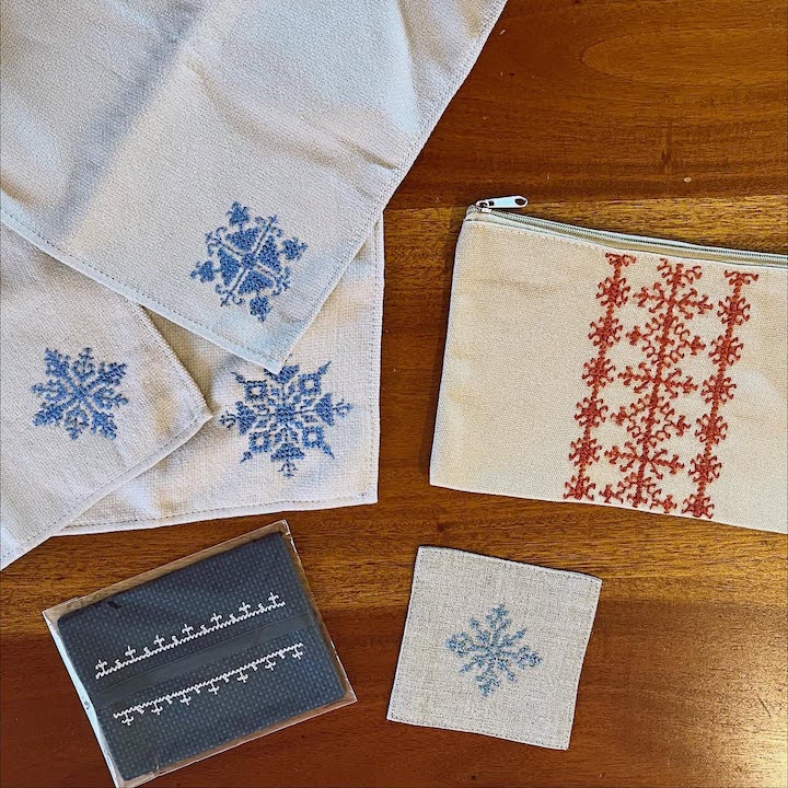 フェズ刺繍作品