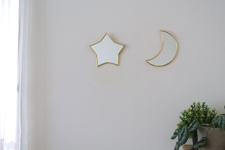 三日月、星ミラー
