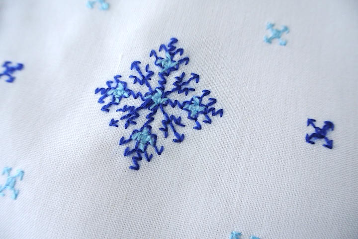 フェズ刺繍ブルー