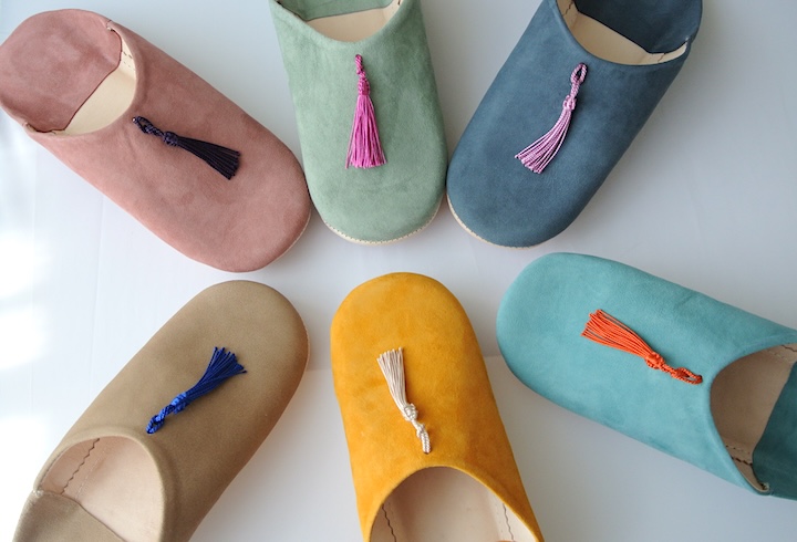 タッセル付きスウェードバブーシュ入荷しました♪