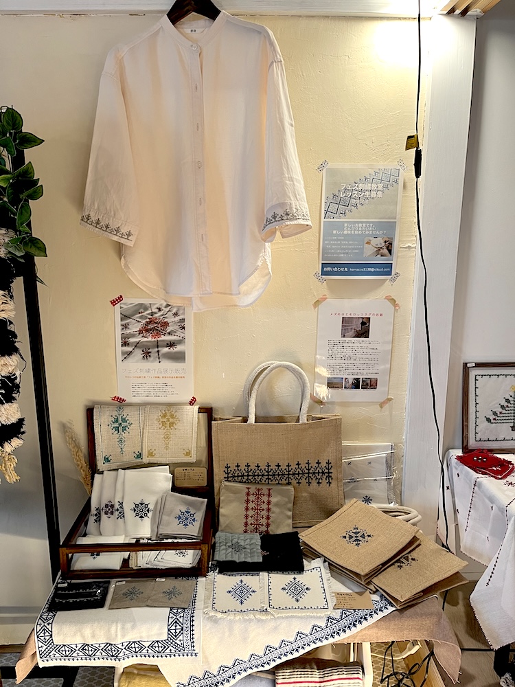 フェズ刺繍ハンドメイド作品展示販売会開催！（期間限定）