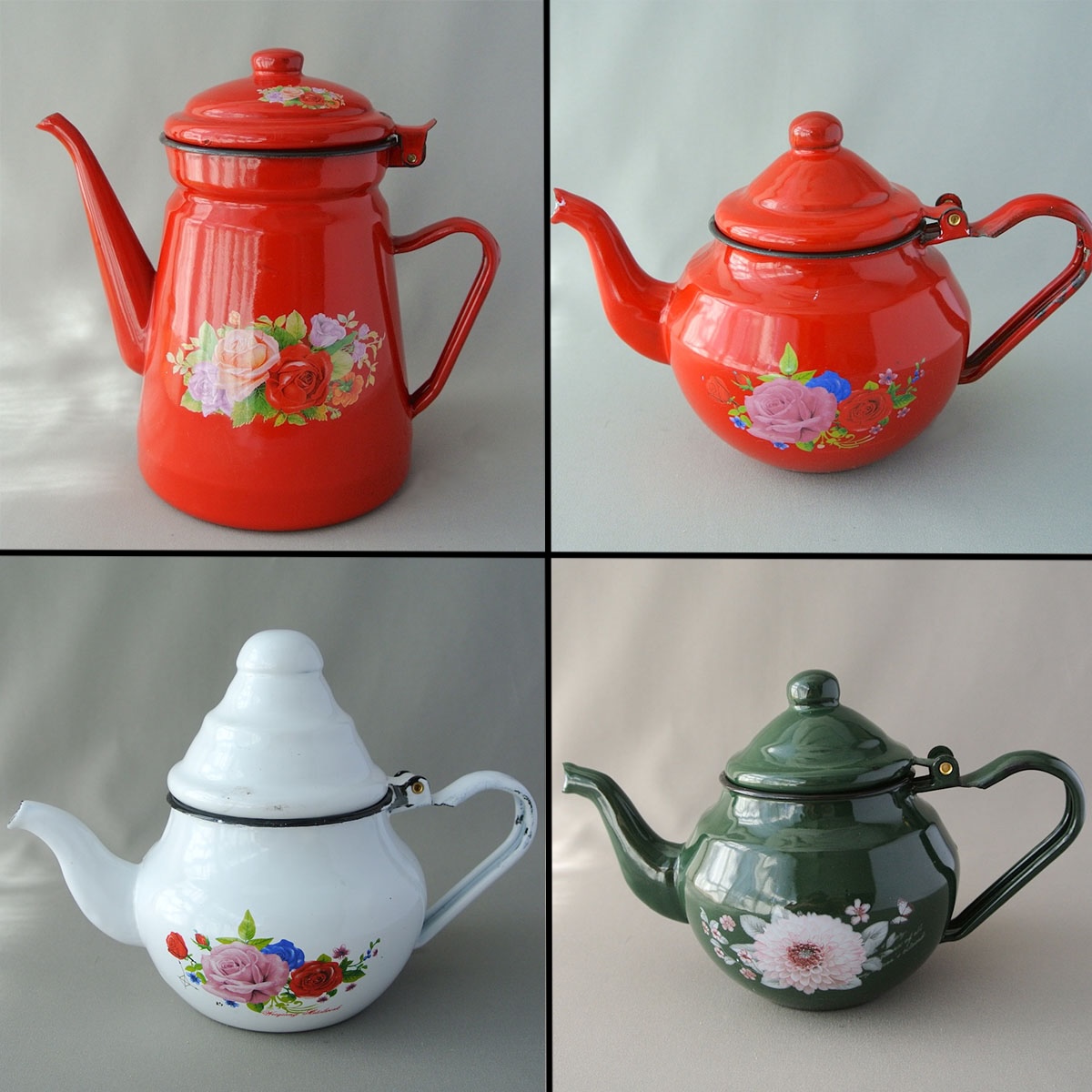 昭和レトロ風なホーローティポット入荷しました♪