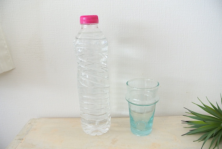 リサイクルガラスのミントティーグラスSサイズ