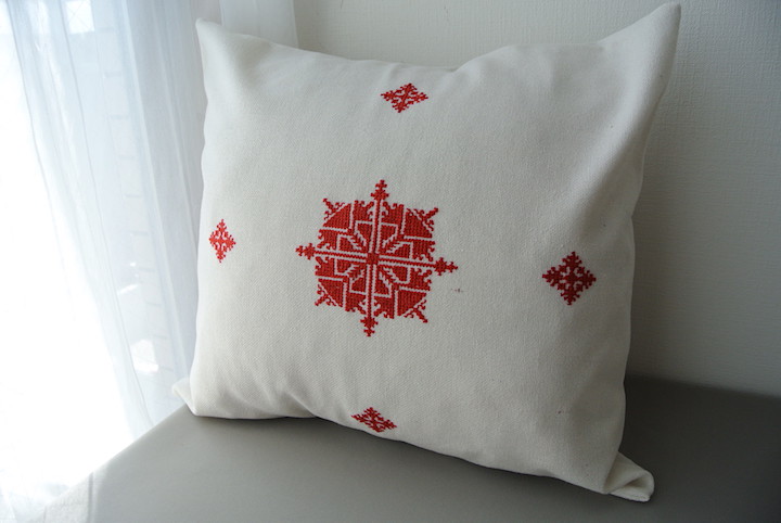 フェズ刺繍クッション カバー