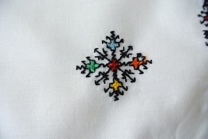 ”フェズ刺繍ナプキン大カラフル”/