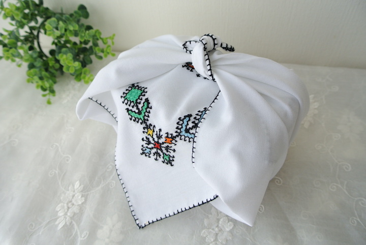 ”フェズ刺繍ナプキン大カラフル”/