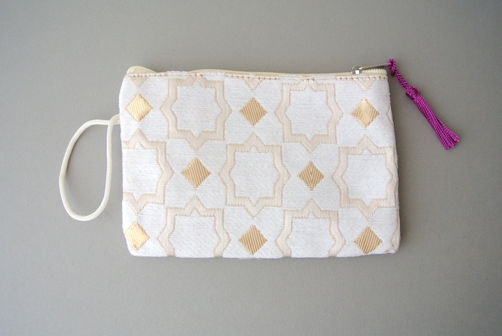 モロッコ布ポーチM