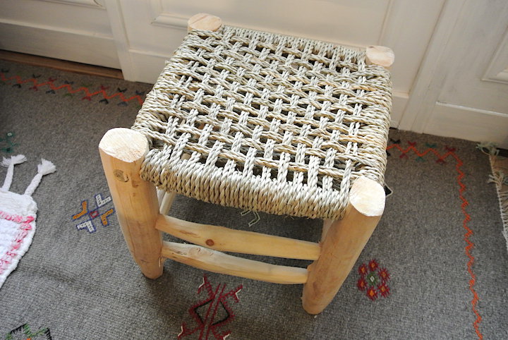 木椅子　M 透かし編み